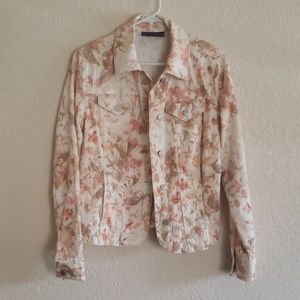 Charter Club Jean Shop Floral Light Jacket